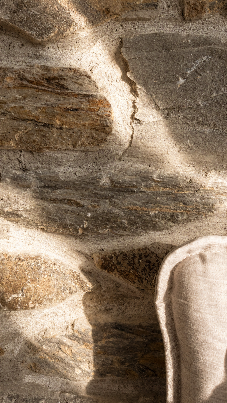 Stone wall texture detail