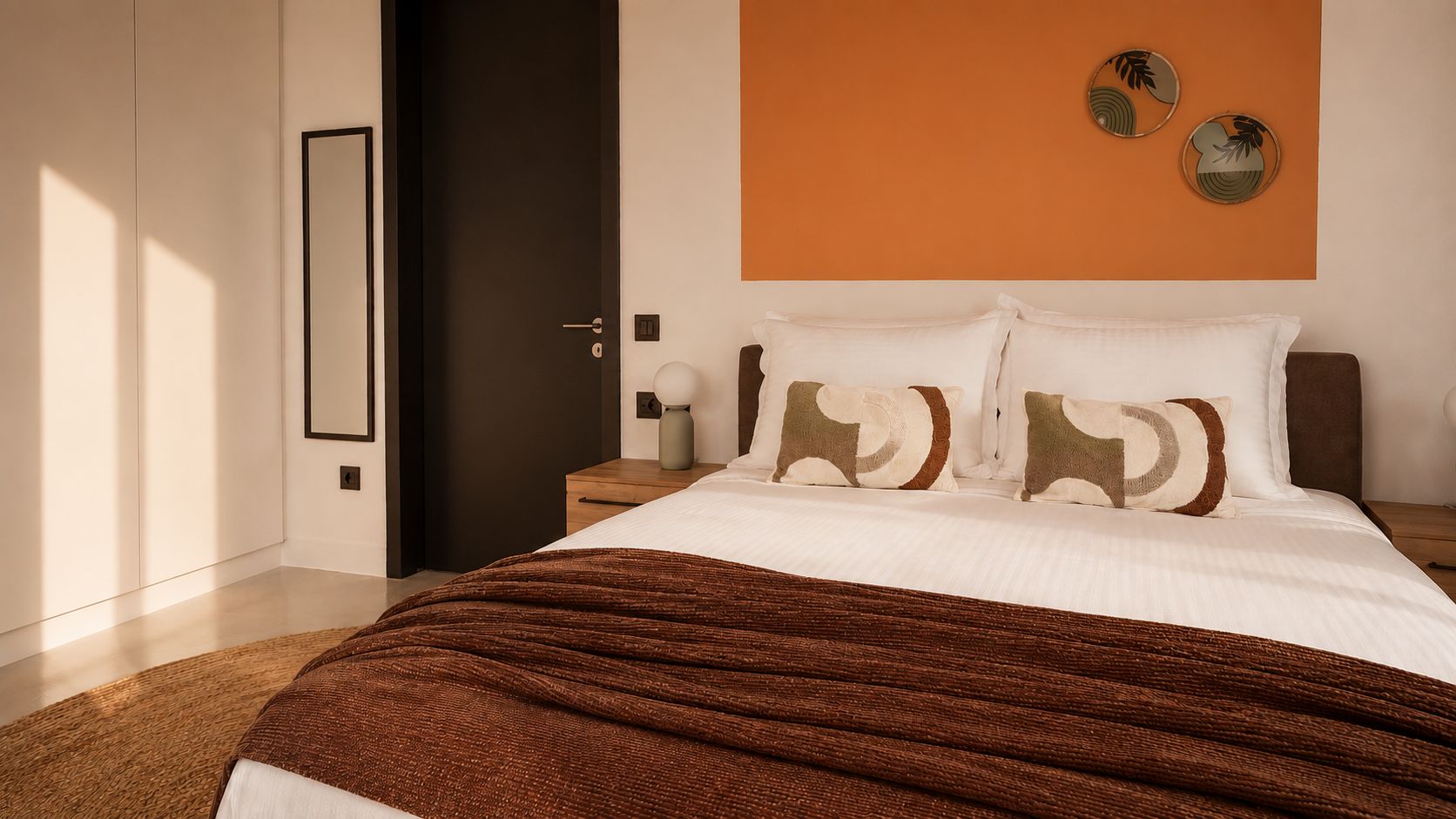 Bedroom two with sea view